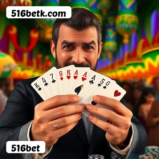 Blackjack Premium Ao Vivo 516bet.com - Múltiplas Variações com Dealers Brasileiros